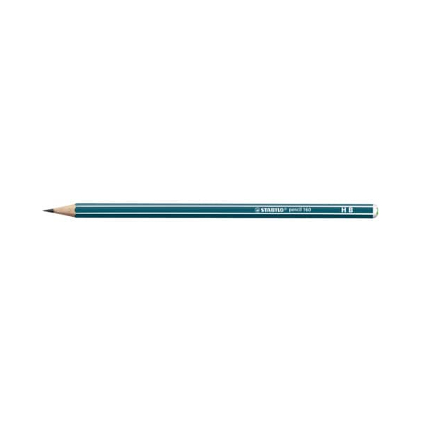 12 Stück Stabilo Bleistift STABILO pencil 160, 160/HB, Härte HB, 2,2mm, petrol 4006381502009 Stabilo