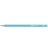 Bleistift STABILO pencil 160, 160/02-HB, hellblau, 2,2mm, HB