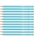 Bleistift STABILO pencil 160, 160/02-HB, hellblau, 2,2mm, HB