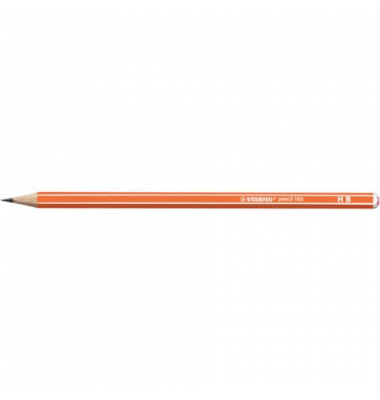 Bleistift STABILO pencil 160, 160/03-HB, orange, 2,2mm, HB
