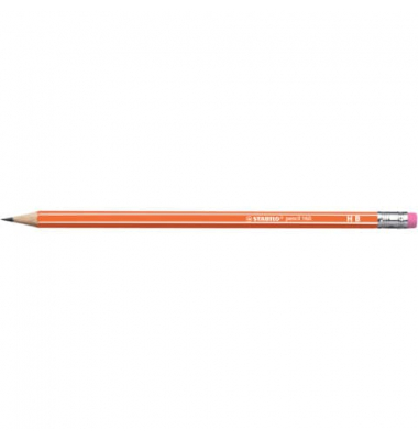 Bleistift STABILO pencil 160, 2160/03-HB, orange, 2,2mm, HB