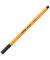 Fineliner-Set point 88, 8840-1, orange, wei&szlig;e Streifen (Schreibfarbe: 40-farbig sortiert), 0,4mm