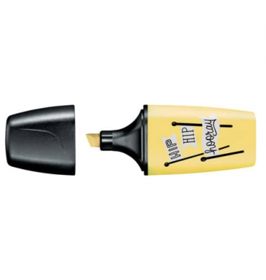 Textmarker STABILO BOSS MINI Pastellove, 07/144-7, gelb, 2-5mm Keilspitze