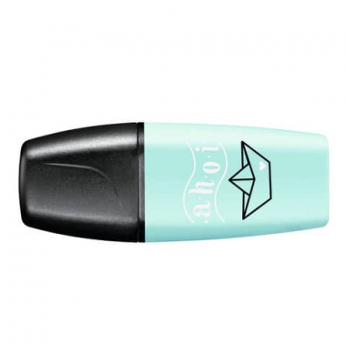 Textmarker STABILO BOSS MINI Pastellove, 07/113-7, türkis, 2-5mm Keilspitze
