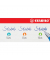 Vorderteil EASYbuddy M schwarz mit Standard-Feder M