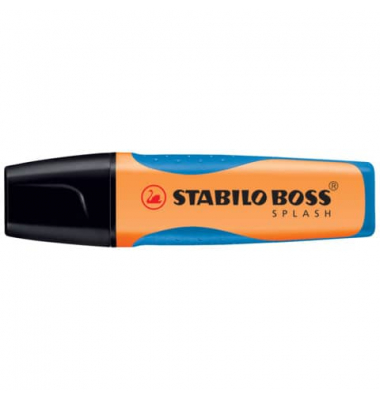 Textmarker STABILO BOSS Splash, 75/54, orange, 2-5mm Keilspitze