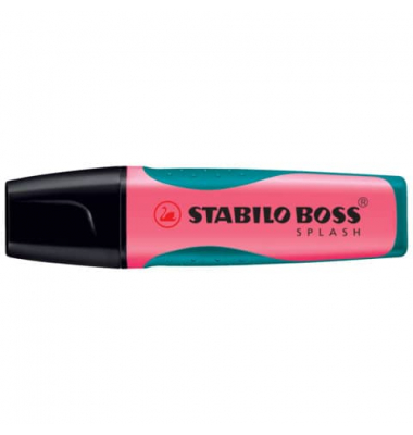 Textmarker STABILO BOSS Splash, 75/56, pink, 2-5mm Keilspitze