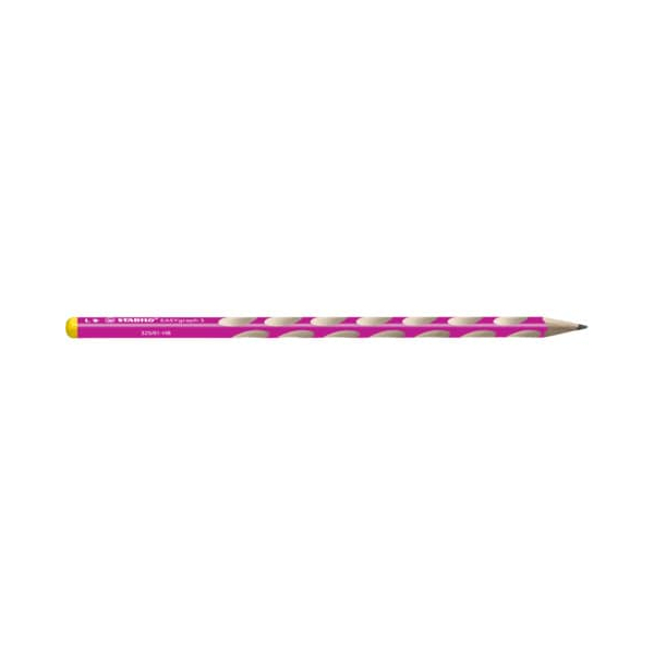 6 Stück Stabilo Bleistift EASYgraph S, 325/01-HB-6, Härte HB, 2,2mm, pink 4006381530576 Stabilo