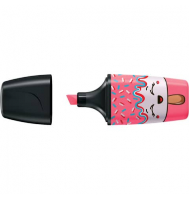 Textmarker STABILO BOSS MINI Sweet Friends Edition, 07/56-8, pink, 2-5mm Keilspitze