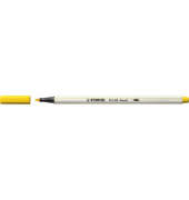 Premium-Filzstift mit Pinselspitze für variable Strichstärken - Pen 68 brush - Einzelstift - gelb