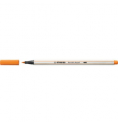 Premium-Filzstift mit Pinselspitze für variable Strichstärken - Pen 68 brush - Einzelstift - orange