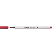 Premium-Filzstift mit Pinselspitze für variable Strichstärken - Pen 68 brush - Einzelstift - dunkelrot