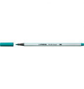 Premium-Filzstift mit Pinselspitze für variable Strichstärken - Pen 68 brush - Einzelstift - türkisblau
