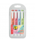 Textmarker STABILO swing cool, 275/4-08-1, Etui, farbig sortiert (limette/rosa/blau/korallenrot), 1-4mm Keilspitze