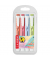 Textmarker STABILO swing cool, 275/4-08-1, Etui, farbig sortiert (limette/rosa/blau/korallenrot), 1-4mm Keilspitze