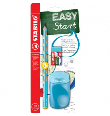 Schreibgeräteset EASYgraph Schul-Set, B-56683-3, blau, 3,15mm, HB