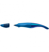 Ergonomischer Tintenroller für Rechtshänder - EASYoriginal Holograph Edition in blau -  Einzelstift - Schreibfarbe blau (löschba