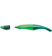 Ergonomischer Tintenroller für Rechtshänder - EASYoriginal Holograph Edition in grün -  Einzelstift - Schreibfarbe blau (löschba