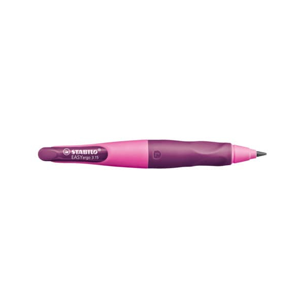 3 Stück Stabilo Druckbleistift EASYergo 3.15 L, 7891/1-HB, Härte HB, 3,15mm, pink/lila 4006381573559 Stabilo
