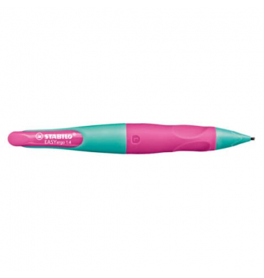 Druckbleistift STABILO EASYergo 1.4, 7881/5-HB, türkis/neonpink, 1,4mm, HB