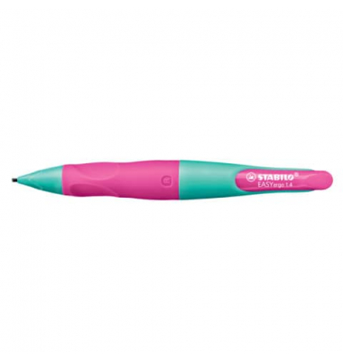 Druckbleistift STABILO EASYergo 1.4, 7882/5-HB, türkis/neonpink, 1,4mm, HB