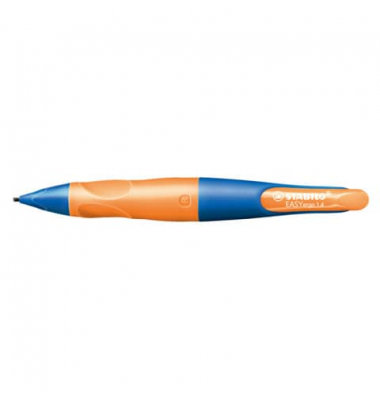 Druckbleistift STABILO EASYergo 1.4, 7882/6-HB, ultramarinblau/neonorange, 1,4mm, HB