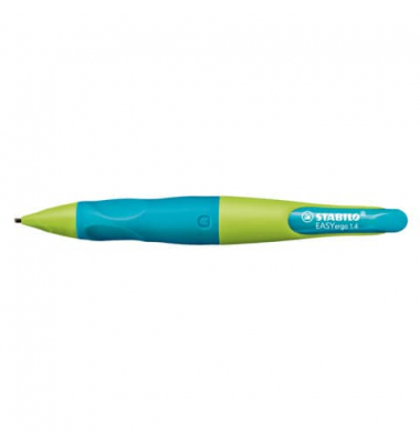 Druckbleistift STABILO EASYergo 1.4, 7882/8-HB, neonlimonengrün/aquamarin, 1,4mm, HB