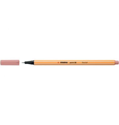 Fineliner point 88, 88/28, orange, wei&szlig;e Streifen (Schreibfarbe: rouge), 0,4mm