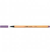 Fineliner point 88, 88/62, orange, wei&szlig;e Streifen (Schreibfarbe: grauviolett), 0,4mm