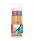Fineliner-Set point 88, 88/8-04, orange, wei&szlig;e Streifen (Schreibfarbe: 8-farbig sortiert), 0,4mm