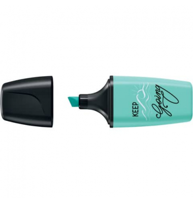 Textmarker STABILO BOSS MINI Pastellove, 07/113-9, türkis, 2-5mm Keilspitze