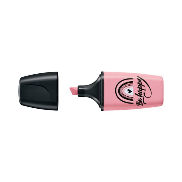 10 Stück Stabilo Textmarker STABILO BOSS MINI Pastellove, 07/129-9, rosa, 2-5mm Keilspitze 4006381576796 Stabilo
