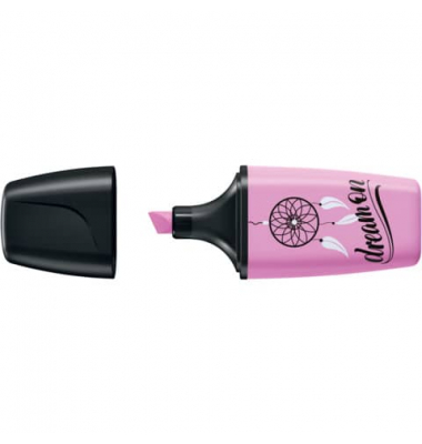 Textmarker STABILO BOSS MINI Pastellove, 07/158-9, fuchsie, 2-5mm Keilspitze