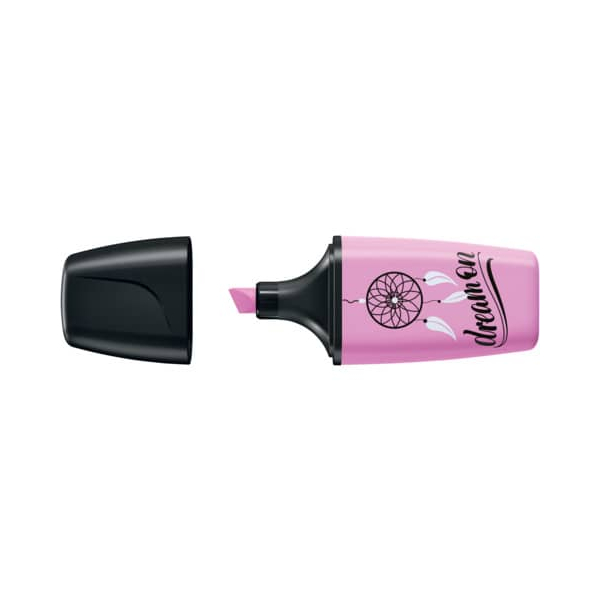 10 Stück Stabilo Textmarker STABILO BOSS MINI Pastellove, 07/158-9, fuchsie, 2-5mm Keilspitze 4006381576826 Stabilo