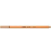 Fineliner point 88, 88/86, orange, wei&szlig;e Streifen (Schreibfarbe: beige), 0,4mm