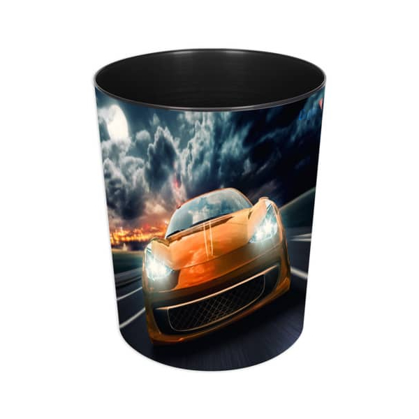 4006677266684 - Papierkorb 26668 13 Liter rund Motiv Rennauto 4006677266684 Läufer