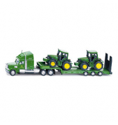 Tieflader mit Traktoren J.Deere Spielzeugautos