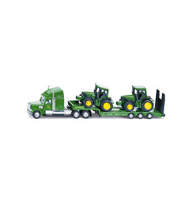 siku Tieflader mit Traktoren J.Deere Spielzeugautos siku Tieflader mit Traktoren J.Deere Spielzeugautos