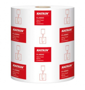 Rollenhandt&uuml;cher M 485049, Au&szlig;enabrollung, 1-lagig, wei&szlig;, Papier