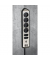 Steckdosenleiste 1153590610 estilo, 6-fach, silber/schwarz