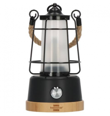 LED-Camping Lampe Leuchtturm Akku dimmbar schwarz