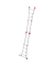 Hailo Gelenkleiter M80 alu 4x 4 Sprossen, H: 115,0 cm