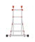 Hailo Gelenkleiter M80 alu 4x 4 Sprossen, H: 115,0 cm