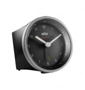  Funkwecker BC 07 SB-DCF 67098, silber/schwarz, 8cm, rund, analog
