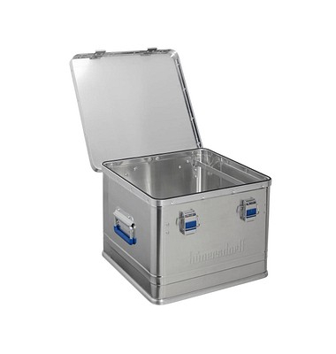 hünersdorff OFFICE BOX Alubox 50,0 l silber 44,0 x 44,0 x 32,0 cm