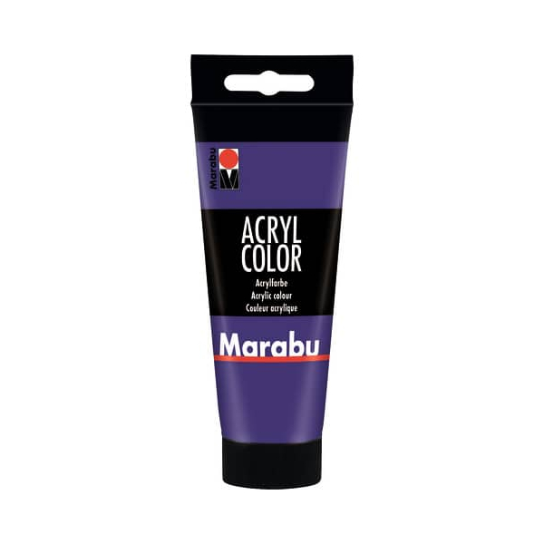 6 Stück Marabu Acrylfarbe Color violett 4007751472830 Marabu 100 Milliliter