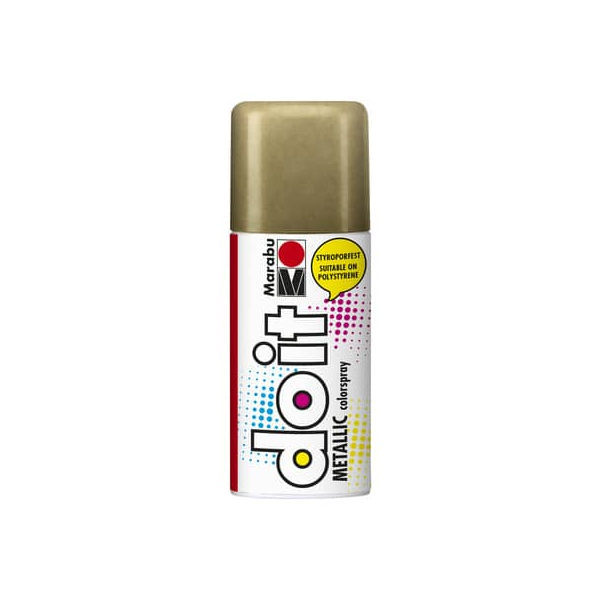 6 Stück Marabu Colorspray do it 150ml metallic gold 4007751632845 MARABU 150 Milliliter
