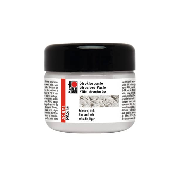 4 Stück Marabu Strukturpaste Acryl Grobsand 4007751654878 Marabu 225 Milliliter