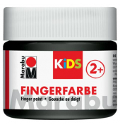 Fingerfarbe Kids - 100 ml, schwarz