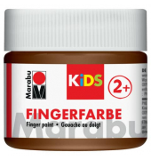 Fingerfarbe Kids - 100 ml, braun